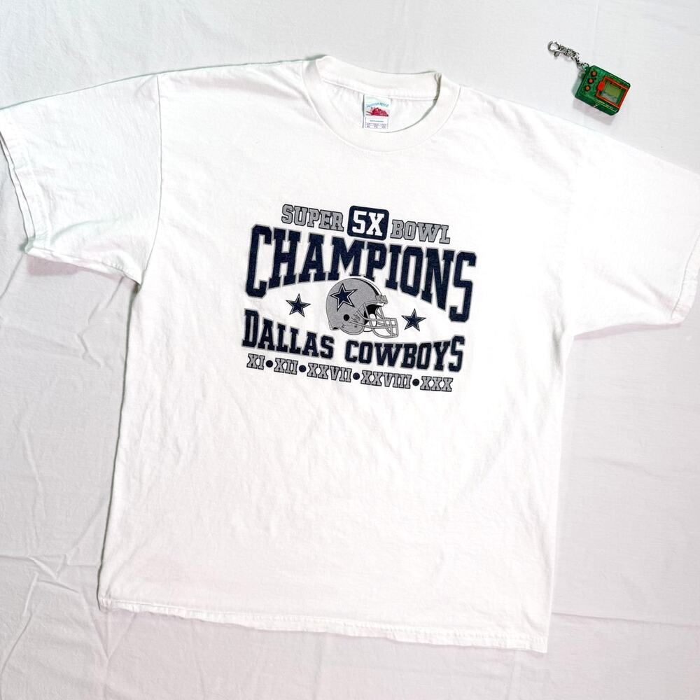 Vtg Dallas Cowboys Super Bowl 30 XXX Champions T-Shirt - XL